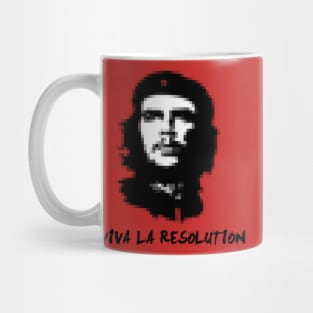 Viva La Resolution Pixel Che Guevara Mug